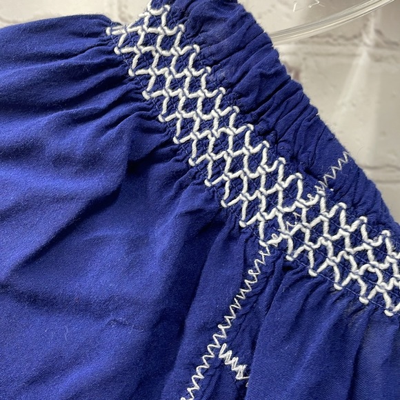 Chelsea & Theodore embroidered white tassel tie XL tunic or shirt dress - Picture 7 of 7